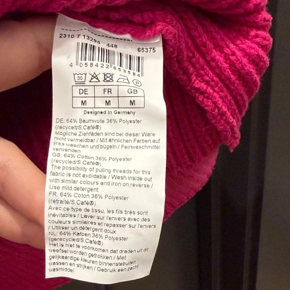 Women’s Pink Knit Sweater - Hallhuber brand - Picture 2 of 4